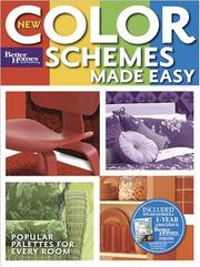 Cover of: New Color Schemes Made Easy