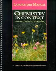 Cover of: Chemistry in Context | Amer Chemical Society Staff