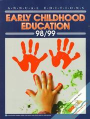 Cover of: Early Childhood Education 98/99 (Early Childhood Education, 98/99)