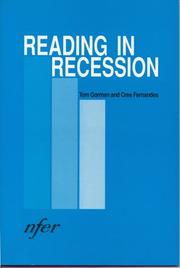 Cover of: Reading in Recession: a Report on the Comparative Reading Survey