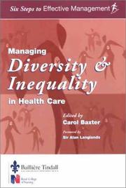 Managing diversity and inequality in health care