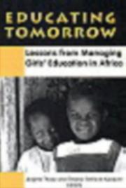 Cover of: Educating Tomorrow by Angela Thody, Eleanor Stella M. Kaabwe