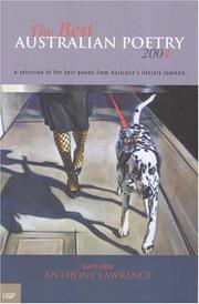 Cover of: The Best Australian Poetry 2004