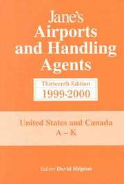 Cover of: Janes Airports and Handling Agents: 1999-2000 | David Shipton