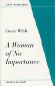 A woman of no importance