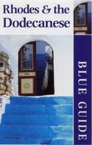 Cover of: Rhodes and the Dodecanese