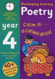 Developing literacy : poetry : reading and writing activities for the literacy hour