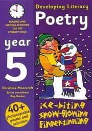 Developing literacy : poetry : activities for the literacy hour