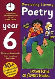 Developing literacy : poetry : activities for the literacy hour