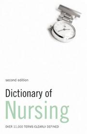 Dictionary of nursing