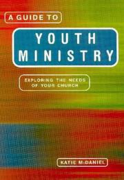 A guide to youth ministry : exploring the needs of your church