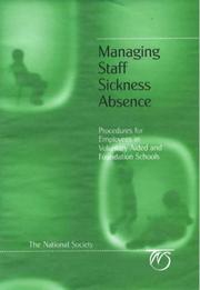 Managing staff sickness absence : procedures for employees in voluntary aided and foundation schools