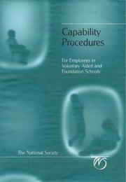 Capability procedures for employees in voluntary aided and foundation schools