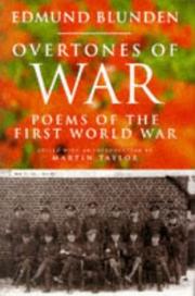 Overtones of war : poems of the First World War