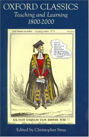 Oxford classics : teaching and learning, 1800-2000