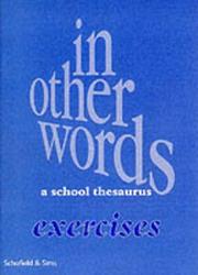 In other words : a school thesaurus : exercises