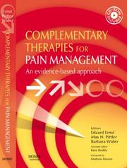 Cover of: Complementary Therapies for Pain Management: An Evidence-Based Approach