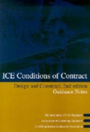 ICE design and construct conditions of contract : guidance notes