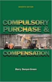 Compulsory purchase and compensation