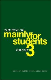 The best of Mainly for students, volume three