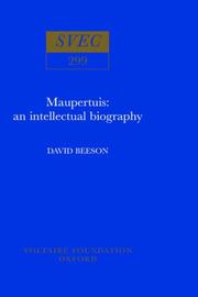 Maupertuis : an intellectual biography