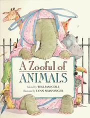 Cover of: A Zooful of animals by Cole, William, Lynn Munsinger