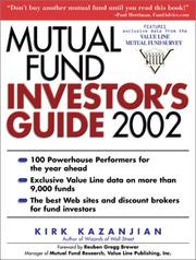 Mutual fund investor's guide 2002