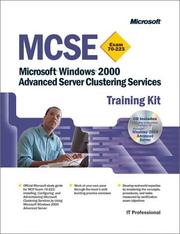 Cover of: MCSE Training Kit: Microsoft(r) Windows(r) 2000 Advanced Server Clustering Services