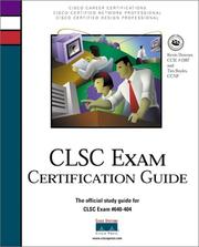 Cover of: Clsc Exam Certification Guide (Cisco Career Certification.)