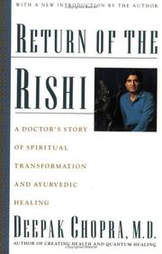 Return of the rishi by Deepak Chopra