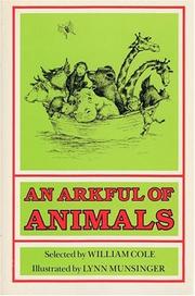 Cover of: An Arkful of Animals: Poems for the Very Young
