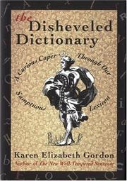 Cover of: The disheveled dictionary