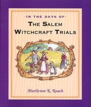 Cover of: In the days of the Salem witchcraft trials