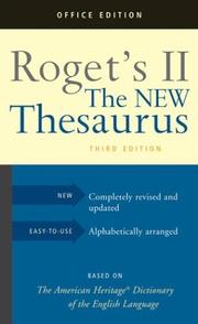 Cover of: Roget's II: The New Thesaurus