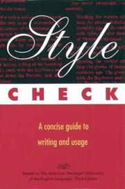 Cover of: Style check