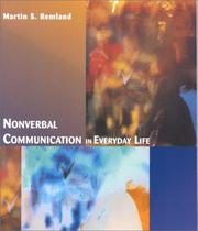 Cover of: Nonverbal communication in everyday life