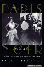 Cover of: Paris Noir: African Americans in the City of Light