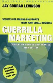 Cover of: Guerrilla marketing by Jay Conrad Levinson