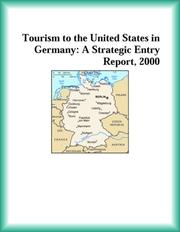 Cover of: Tourism to the United States in Germany | Services Industries Research Group