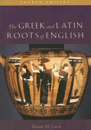 Cover of: The Greek and Latin Roots of English