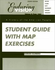 Cover of: Enduring Vision: Student Guide With Map Exercises