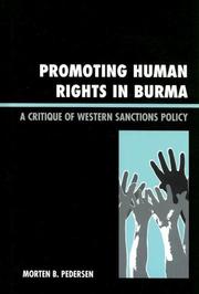 Human Rights in Burma by Morten Pedersen
