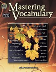 Cover of: Mastering Vocabulary