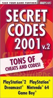 Cover of: Secret Codes 2001, Volume 2 Pocket Guide