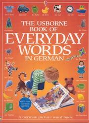 The Usborne book of everyday words in German