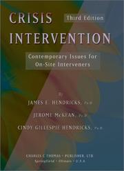 Cover of: Crisis Intervention: Contemporary Issues for On-Site Interveners