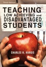 Cover of: Teaching Low Achieving And Disadvantaged Students