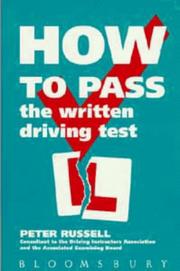 Cover of: How to Pass the Written Driving Test