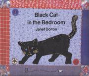 Black cat in the bedroom