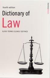 Dictionary of law